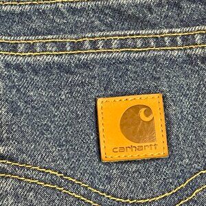 Carhartt black lined jeans 38x30